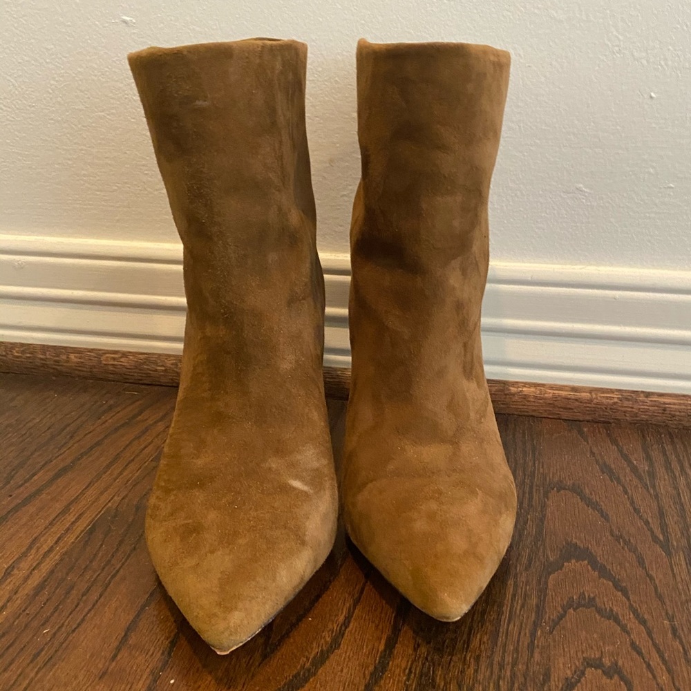 Vince Camuto Brown Suede Booties